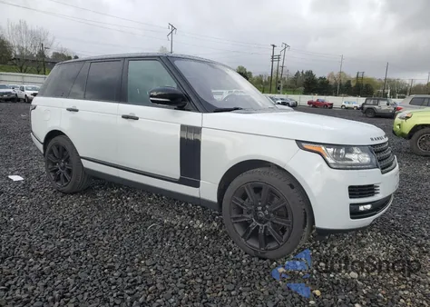 2016 Land Rover Range Rover 3.0L V6 Turbocharged Diesel Hse Td6 z USA, uszkodzony, nr VIN SALGS2KF9GA258617